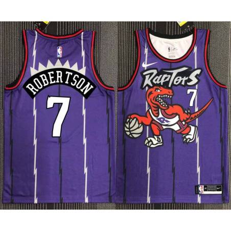 Jalen Rose Toronto Raptors 1995-1999 Throwback Purple Jersey