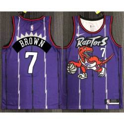 Jerryd Bayless Toronto Raptors 1995-1999 Throwback Purple Jersey