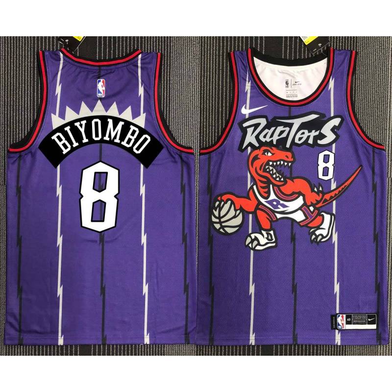 Jérôme Moïso Toronto Raptors 1995-1999 Throwback Purple Jersey