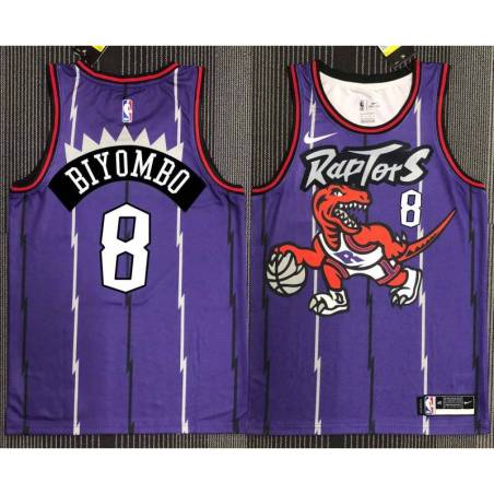 Jérôme Moïso Toronto Raptors 1995-1999 Throwback Purple Jersey