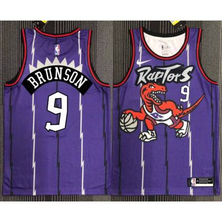 Alvin Robertson Toronto Raptors 1995-1999 Throwback Purple Jersey