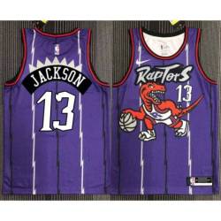 Serge Ibaka Toronto Raptors 1995-1999 Throwback Purple Jersey