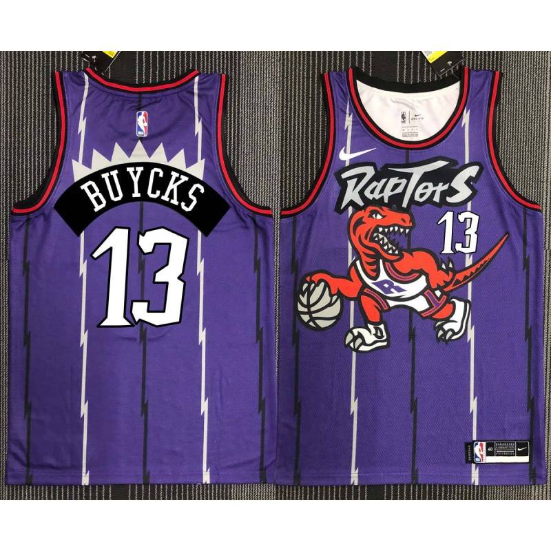 Rafer Alston Toronto Raptors 1995-1999 Throwback Purple Jersey