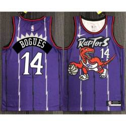 Linas Kleiza Toronto Raptors 1995-1999 Throwback Purple Jersey