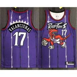 Jerome Williams Toronto Raptors 1995-1999 Throwback Purple Jersey