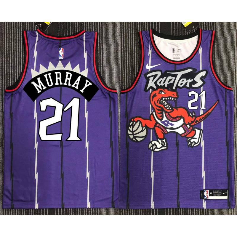 Joey Graham Toronto Raptors 1995-1999 Throwback Purple Jersey