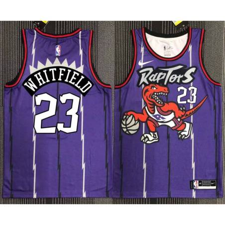 Eric Moreland Toronto Raptors 1995-1999 Throwback Purple Jersey