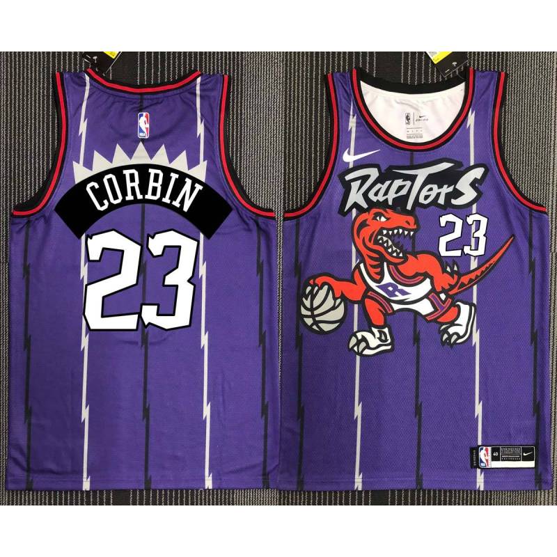 Matt Bonner Toronto Raptors 1995-1999 Throwback Purple Jersey