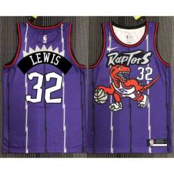 Nathan Jawai Toronto Raptors 1995-1999 Throwback Purple Jersey