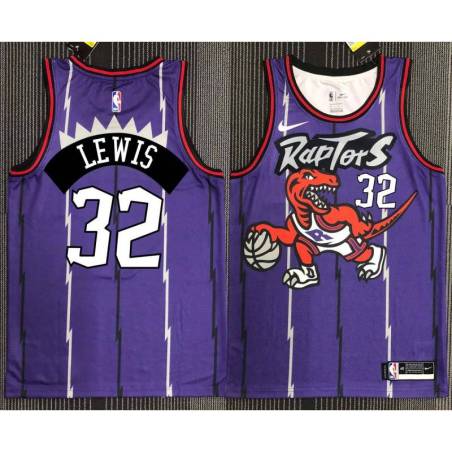 Nathan Jawai Toronto Raptors 1995-1999 Throwback Purple Jersey