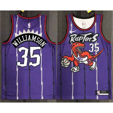 Shawn Respert Toronto Raptors 1995-1999 Throwback Purple Jersey