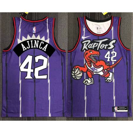 John Salmons Toronto Raptors 1995-1999 Throwback Purple Jersey