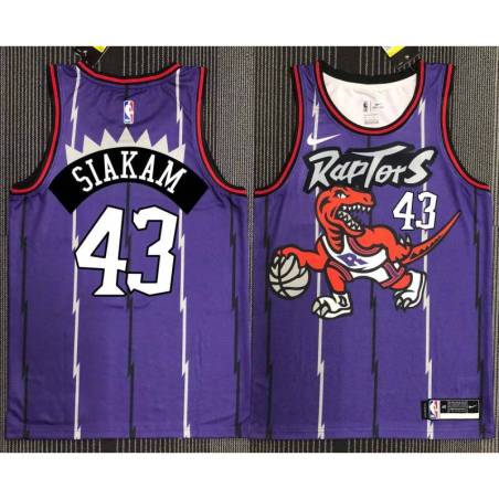 Alex Len Toronto Raptors 1995-1999 Throwback Purple Jersey