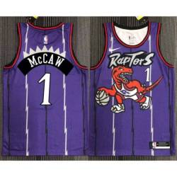 Robert Archibald Toronto Raptors 1995-1999 Throwback Purple Jersey