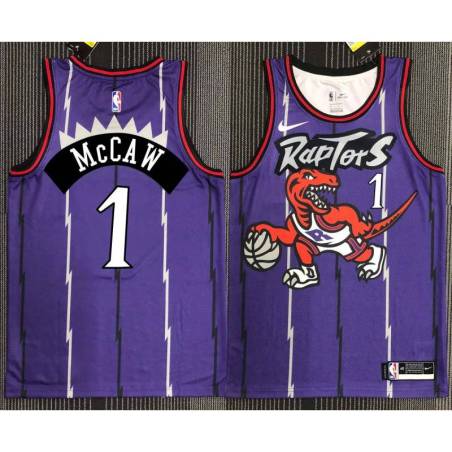 Robert Archibald Toronto Raptors 1995-1999 Throwback Purple Jersey