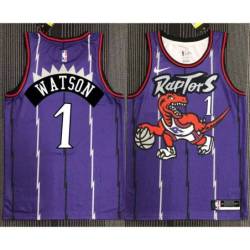 Aaron Williams Toronto Raptors 1995-1999 Throwback Purple Jersey