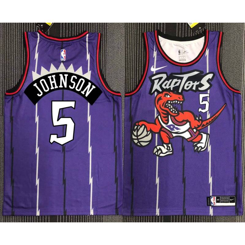 Tim Kempton Toronto Raptors 1995-1999 Throwback Purple Jersey