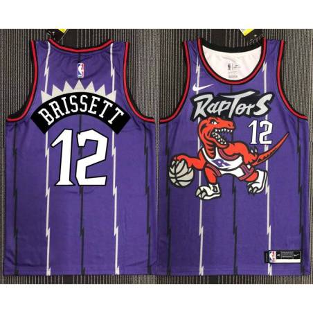 Jakob Poeltl Toronto Raptors 1995-1999 Throwback Purple Jersey