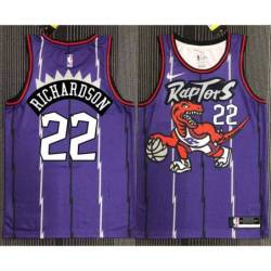 Dan O'Sullivan Toronto Raptors 1995-1999 Throwback Purple Jersey