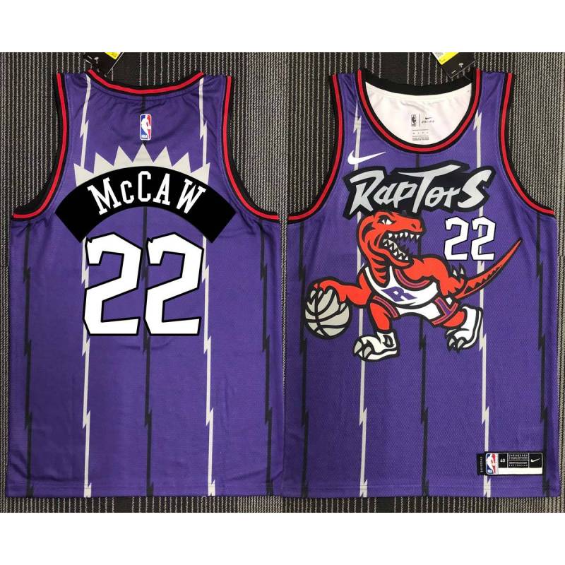 Ed Pinckney Toronto Raptors 1995-1999 Throwback Purple Jersey