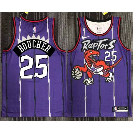 Damone Brown Toronto Raptors 1995-1999 Throwback Purple Jersey