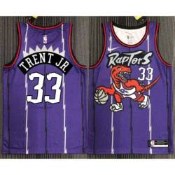 Bob McCann Toronto Raptors 1995-1999 Throwback Purple Jersey