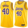 Gold Dave Robisch Twill Basketball Jersey -Lakers #40 Robisch Twill Jerseys, FREE SHIPPING