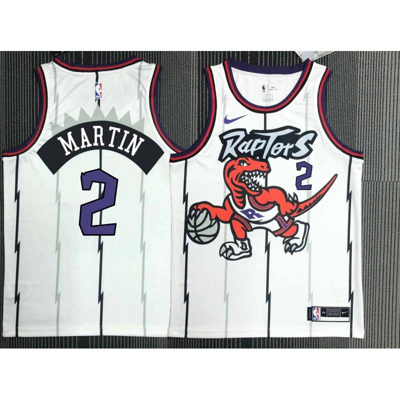 Paul Watson Toronto Raptors 1995-1999 Throwback White Jersey