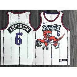 Scottie Barnes Toronto Raptors 1995-1999 Throwback White Jersey