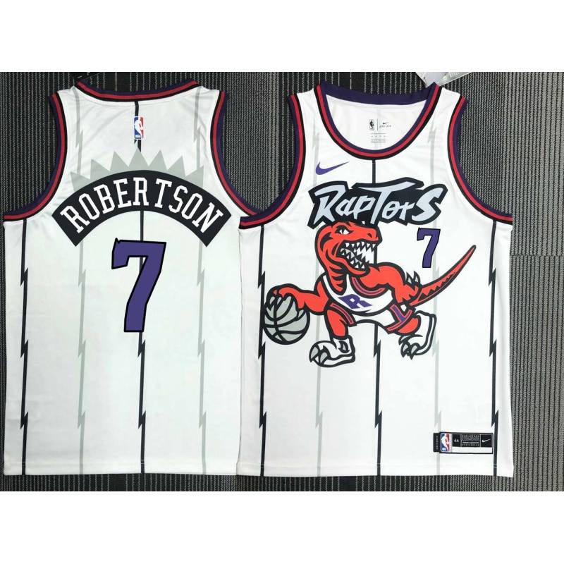 Jalen Rose Toronto Raptors 1995-1999 Throwback White Jersey