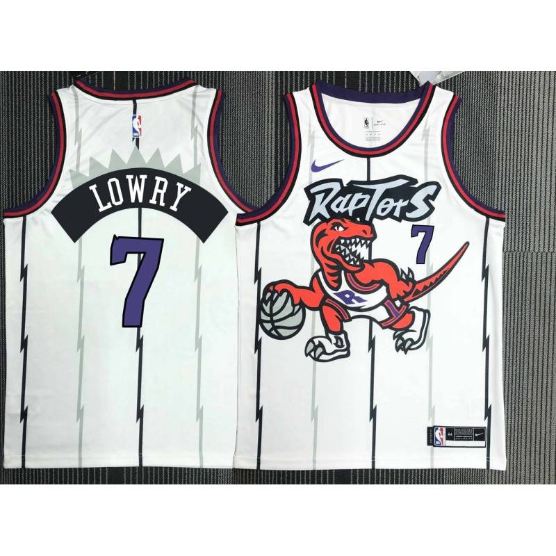 DeMarre Carroll Toronto Raptors 1995-1999 Throwback White Jersey