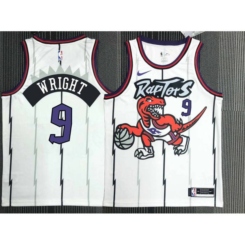 Luke Jackson Toronto Raptors 1995-1999 Throwback White Jersey