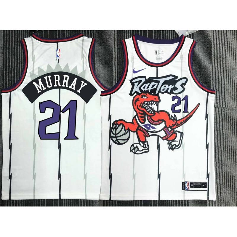 Joey Graham Toronto Raptors 1995-1999 Throwback White Jersey