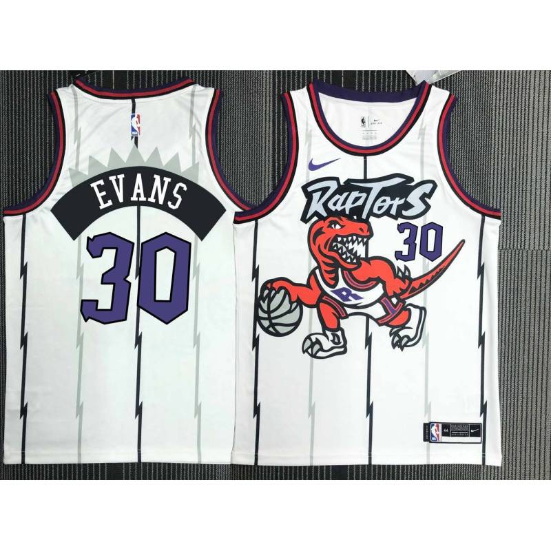 Dewan Hernandez Toronto Raptors 1995-1999 Throwback White Jersey