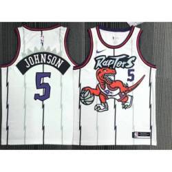 Tim Kempton Toronto Raptors 1995-1999 Throwback White Jersey