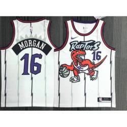 Greg Foster Toronto Raptors 1995-1999 Throwback White Jersey