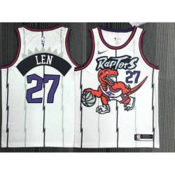 Zendon Hamilton Toronto Raptors 1995-1999 Throwback White Jersey