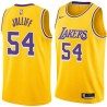 Gold Howie Jolliff Twill Basketball Jersey -Lakers #54 Jolliff Twill Jerseys, FREE SHIPPING