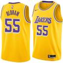Jawann Oldham Twill Basketball Jersey -Lakers #55 Oldham Twill Jerseys, FREE SHIPPING
