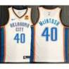 Kenny McIntosh OKC Thunder #40 White Jersey with LOVES Sponsor Patch