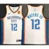 Lindy Waters III OKC Thunder #12 White Jersey with LOVES Sponsor Patch