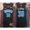 Al Fleming OKC Thunder #30 Black 2022-23_City Jersey with LOVES Sponsor Patch