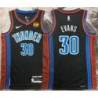 Reggie Evans OKC Thunder #30 Black 2022-23_City Jersey with LOVES Sponsor Patch