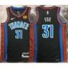 Jim Fox OKC Thunder #31 Black 2022-23_City Jersey with LOVES Sponsor Patch