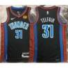 Sebastian Telfair OKC Thunder #31 Black 2022-23_City Jersey with LOVES Sponsor Patch