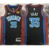 Paul Silas OKC Thunder #35 Black 2022-23_City Jersey with LOVES Sponsor Patch