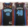 John Brisker OKC Thunder #40 Black 2022-23_City Jersey with LOVES Sponsor Patch