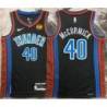 Tim McCormick OKC Thunder #40 Black 2022-23_City Jersey with LOVES Sponsor Patch