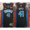 Steve Hayes OKC Thunder #41 Black 2022-23_City Jersey with LOVES Sponsor Patch