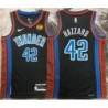 Walt Hazzard OKC Thunder #42 Black 2022-23_City Jersey with LOVES Sponsor Patch